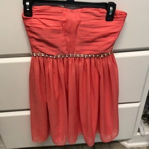 Mini Coral Formal Dress